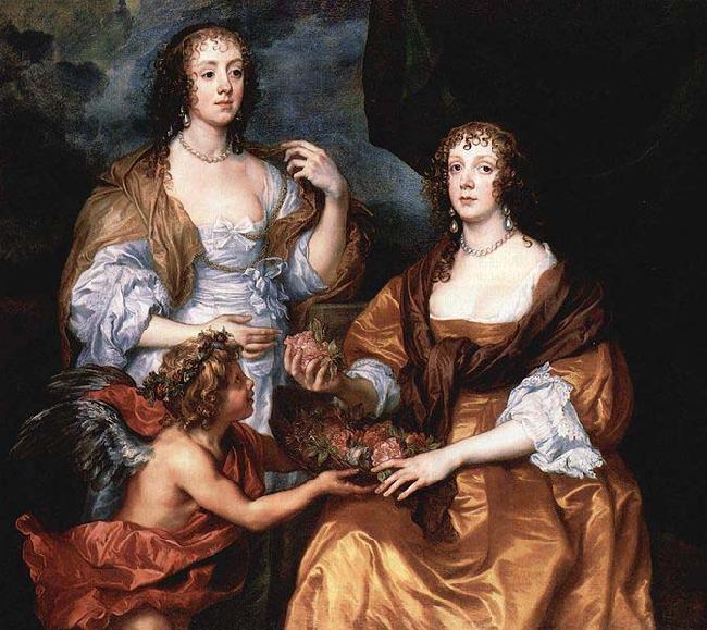 Anthony Van Dyck Portrat der Ladies Elisabeth Thimbleby und Dorothy Viscountess Andover